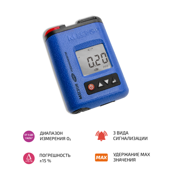 Газоанализатор (газосигнализатор) озона индивидуальный МЕГЕОН 08108 фото