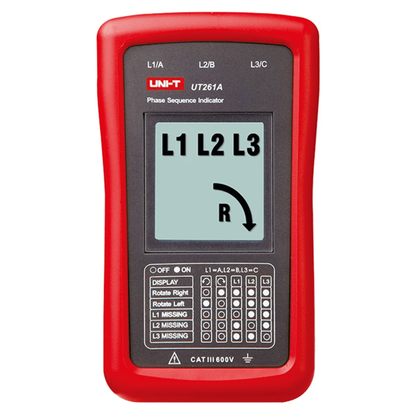 Индикатор чередования фаз UNI-T UT261A фото