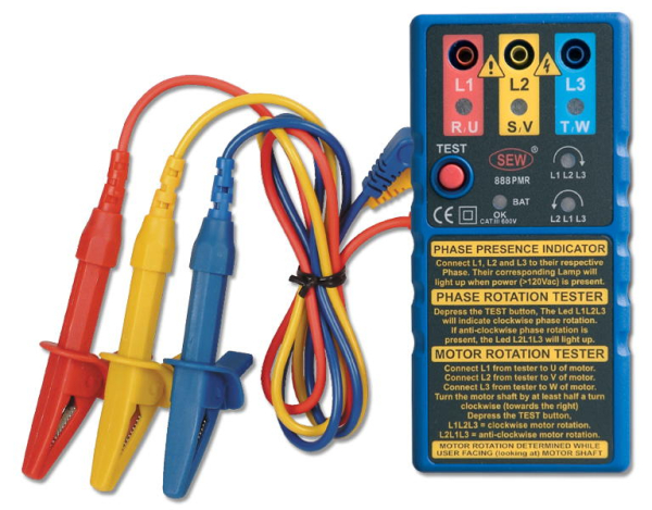 Индикатор порядка чередования фаз 888 PMR фото