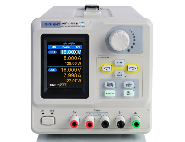 Источник питания постоянного тока АКИП-1161/1 фото