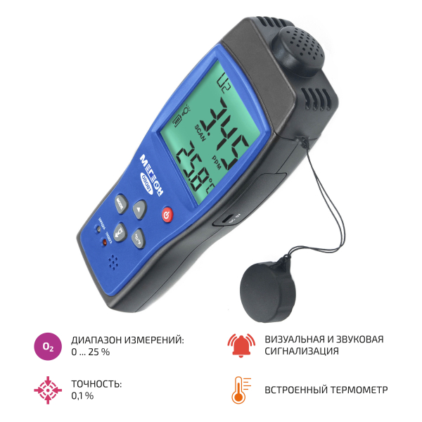 Измеритель концентрации кислорода МЕГЕОН 08081 фото