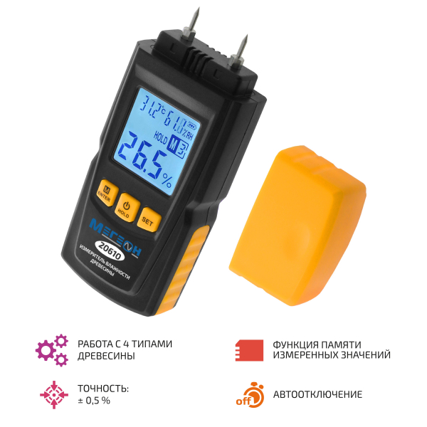 Измеритель влажности древесины МЕГЕОН 20610 фото