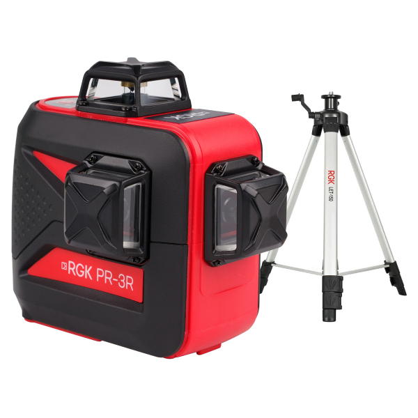 Комплект: лазерный уровень RGK PR-3R + штатив фото