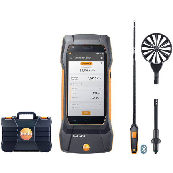 Комплект Testo 400 для вентиляции с зондом с обогреваемой струной фото