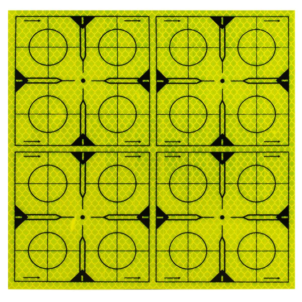 Отражатель пленочный RGK 90*90 мм (4 шт.) желтый фото