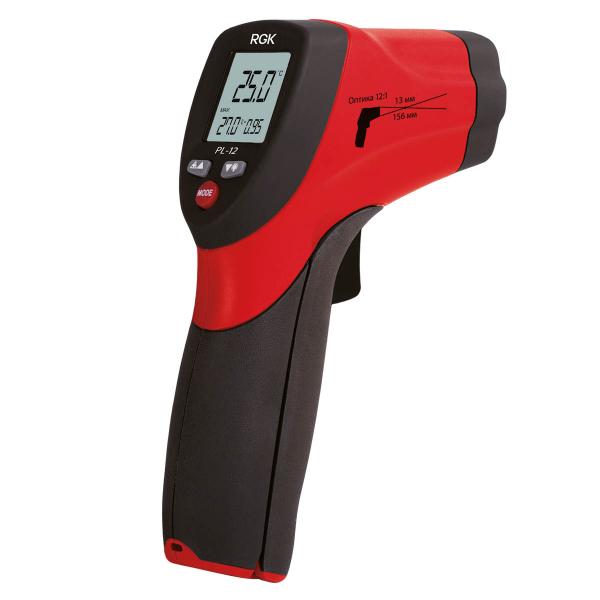 Пирометр RGK PL-12 с поверкой фото