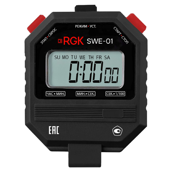 Секундомер электронный RGK SWE-01 с поверкой фото