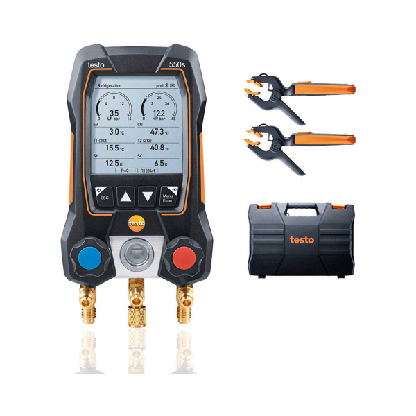 Цифровой манометрический коллектор Testo 550s комплект 2 в кейсе фото