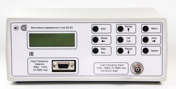 Вольтметр переменного тока В3-83 фото