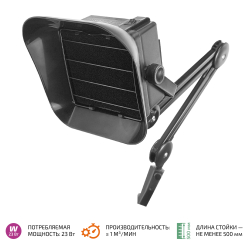 Дымоуловитель со штативом и переходником под рукав МЕГЕОН 02813 фото