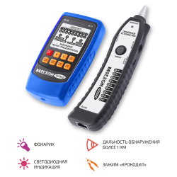 Кабельный тестер-трассоискатель МЕГЕОН 40060 фото