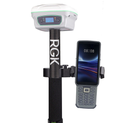 Комплект GNSS-приёмник RGK SR1 с контроллером RGK SC100 и вехой RGK GLS 18 фото