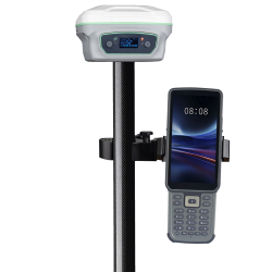 Комплект GNSS-приёмник RGK SR1 с контроллером RGK SC100 и вехой RGK GLS 24 фото