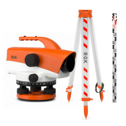 Комплект оптический нивелир RGK C-32 + штатив S6-N + рейка RGK TS-7 фото