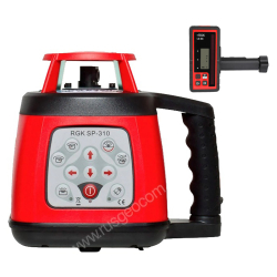 Комплект: ротационный нивелир RGK SP-310 + миллиметровый приёмник излучения RGK LD-88 фото