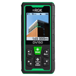Лазерный дальномер с видоискателем RGK DV150 фото