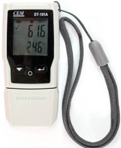 Логгер температуры и влажности CEM DT-191A фото