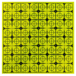 Отражатель пленочный RGK 50*50 мм (16 шт.) желтый фото