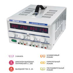 Трёхканальный линейный источник питания МЕГЕОН 32302 фото