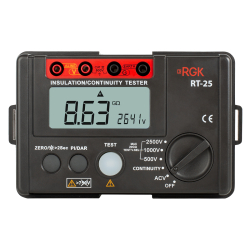 Цифровой мегаомметр RGK RT-25 с поверкой фото