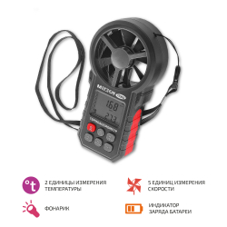 Цифровой термоанемометр МЕГЕОН 11060 фото